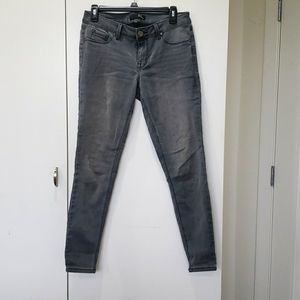 Grey stretch skinny jeans